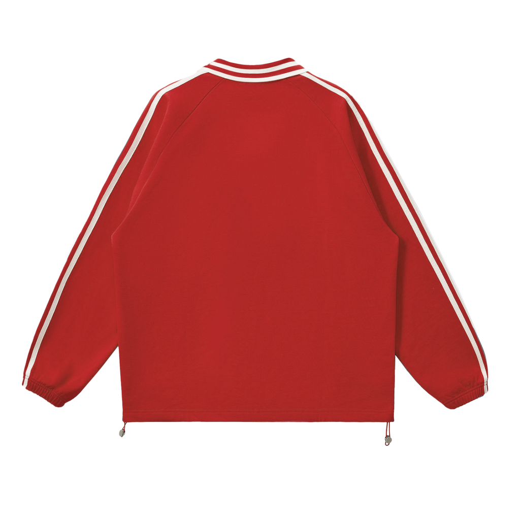 Stars and Stripes Collared Crewneck