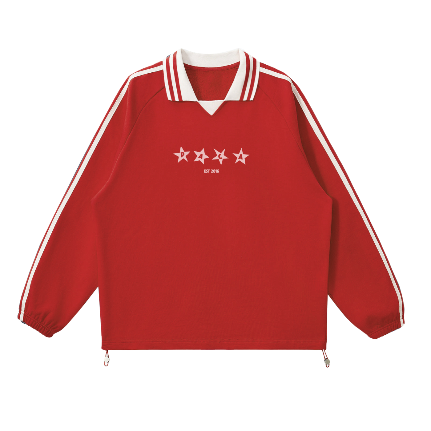 Stars and Stripes Collared Crewneck