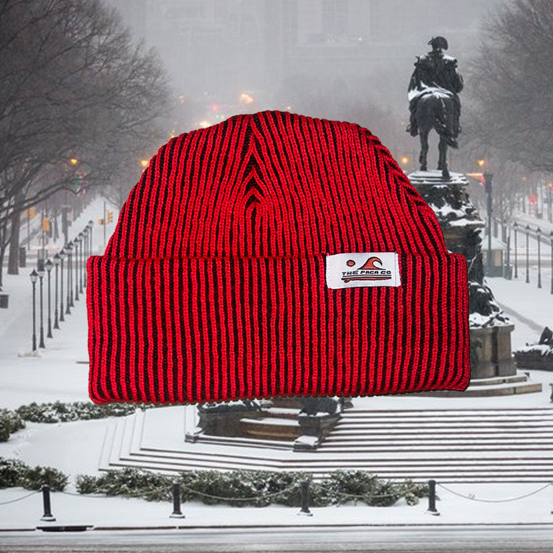Red and Black Beanie