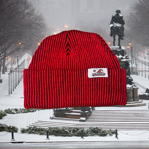 Red and Black Beanie