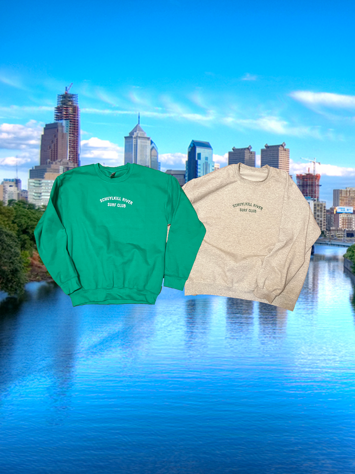 PRE-ORDER ONLY Schuylkill River Surf Club Crewneck
