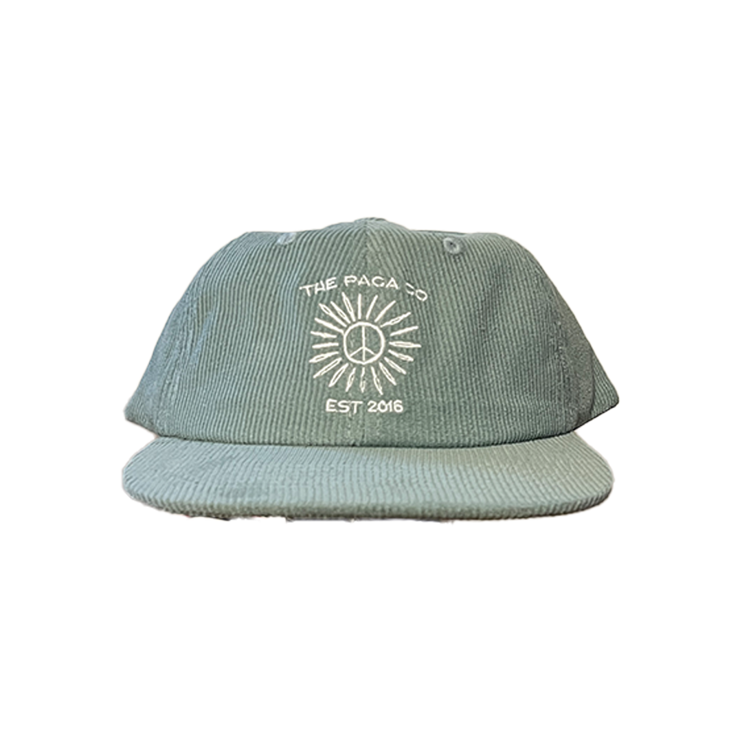 Teal Corduory Hat