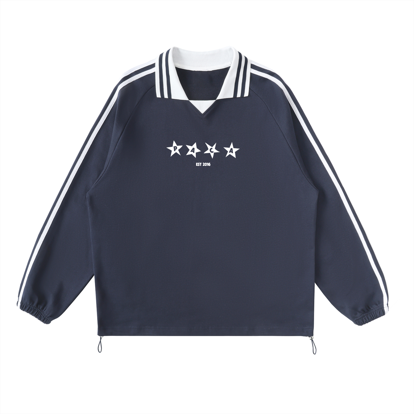 Stars and Stripes Collared Crewneck